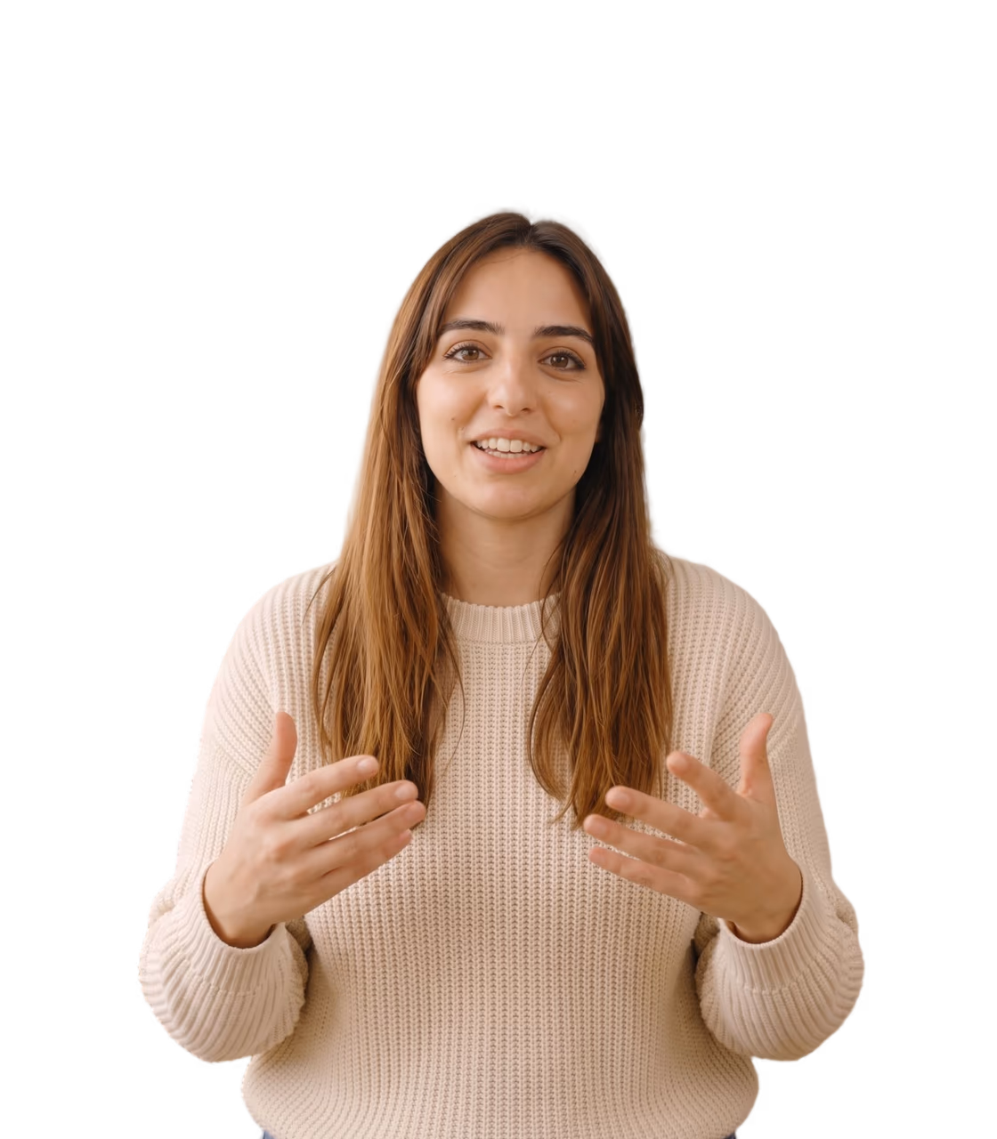 Portrait shown before and after background removal - after