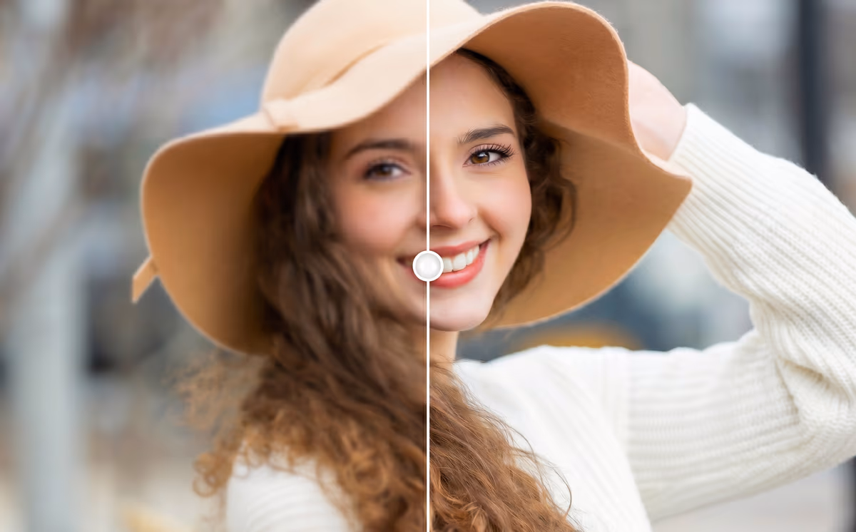 Select 1080p, 2K, or 4K output resolution for AI upscaling